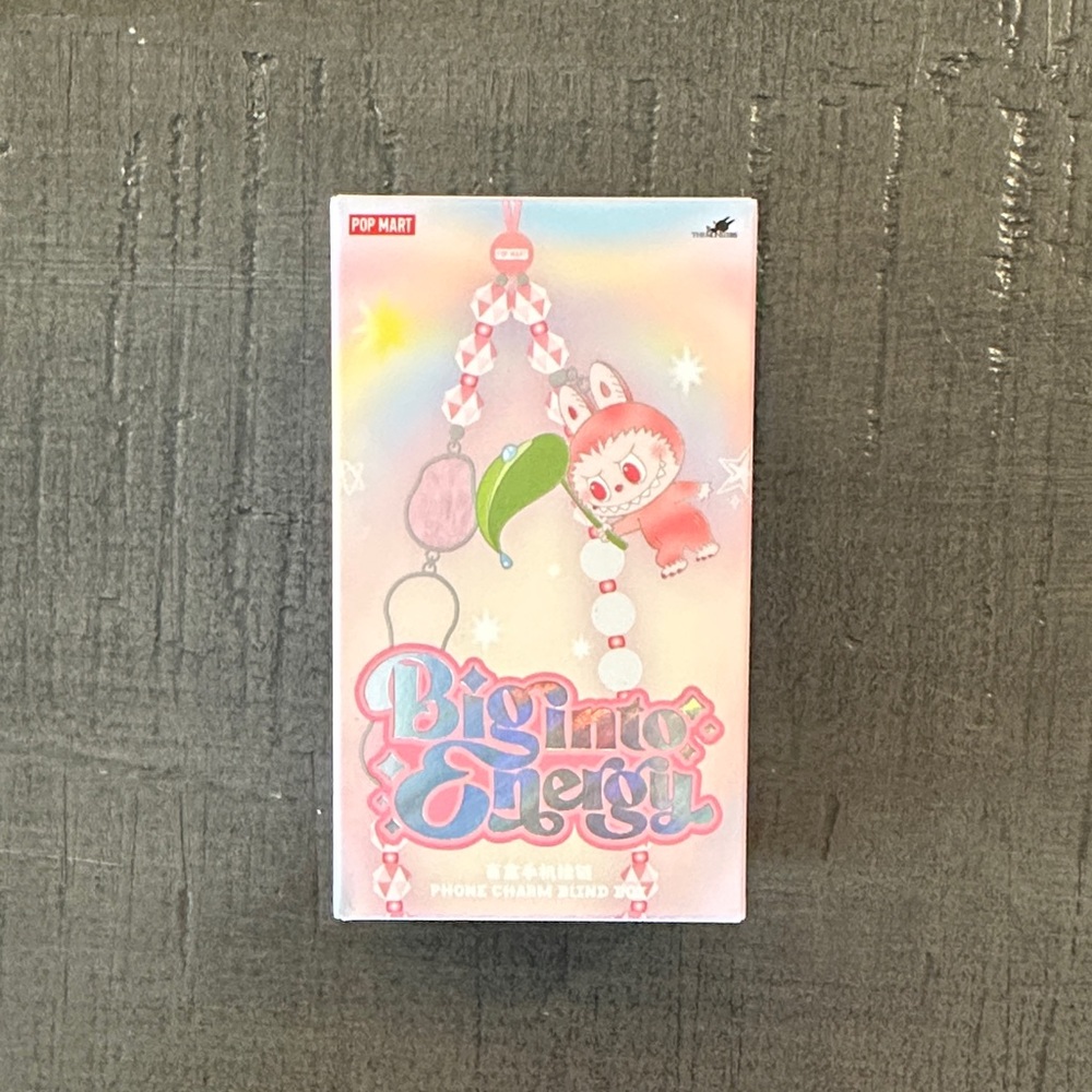 Authentic New In Box Pop Mart Big Into Energy Phone Charm - Luck